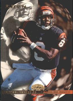 Jeff Blake Cincinnati Bengals 1996 Fleer NFL Pro Football Previews #189